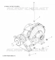 SCATOLA DEGLI INGRANAGGI, MOUNTING, REAR (BUILT AFTER 1/15/07)