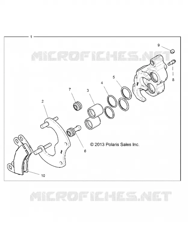 FRENO POSTERIORE CALIPER