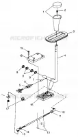 selettore di marcia  Scrambler 500 W97BC50A (4943074307C011)