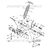 SWING ARM   SHOCK TRAIL BLAZER W947221 (4926832683B008)
