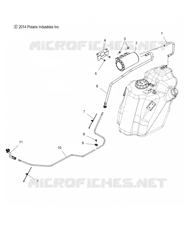 SISTEMA DI ALIMENTAZIONE CARBURANTE, EVAP -T19AAPFABY (CALIFORNIA ONLY) (49SLINGSHOTEVAP14SLING)