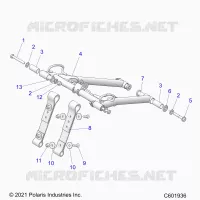 SUSPENSION, ANTERIORE COPPIA ARM