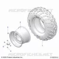 RUOTAS, REAR TIRE