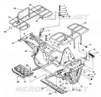 PARAURTI / PORTAPACCHI MOUNTING 4X4 250 W98127 (4924042404003A)
