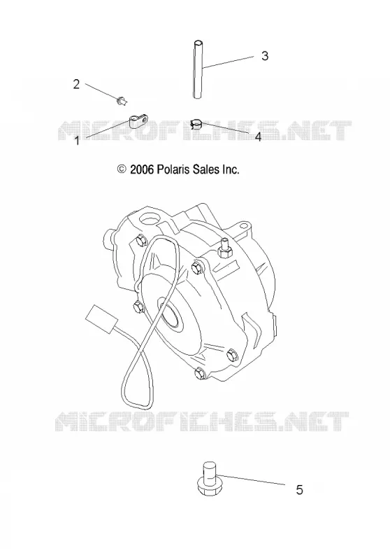 SCATOLA DEGLI INGRANAGGI, MOUNTING, FRONT (DEMAND DRIVE)