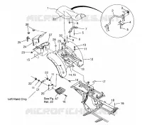 POSTERIORE CABINA DI MONTAGGIO Sport 400L W958540 (4930133013A006)