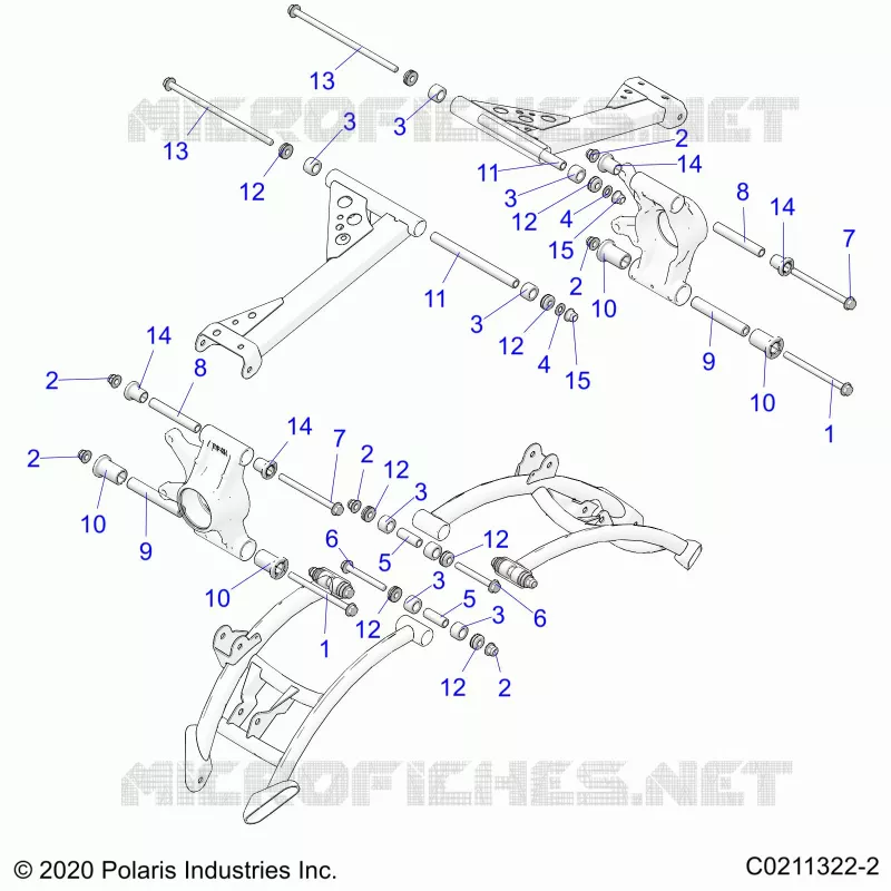 SOSPENSIONE POSTERIORE CONTROL ARM MOUNTING
