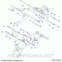 SOSPENSIONE POSTERIORE CONTROL ARM MOUNTING