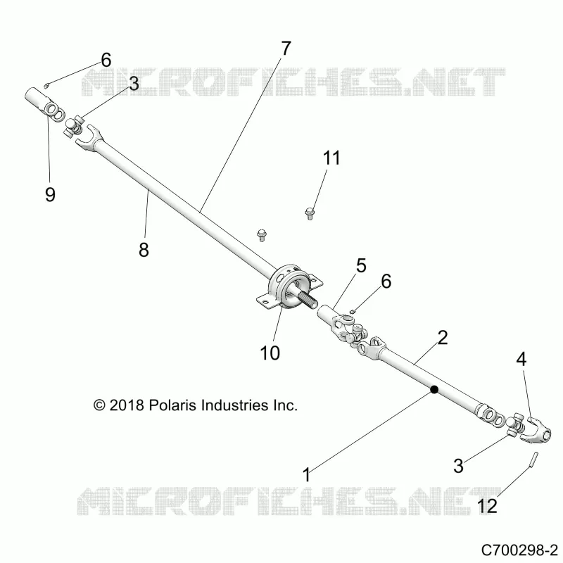 TRASMISSIONE, FRONT PROP SHAFT