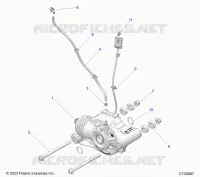 TRASMISSIONE, FRONT GEARCASE MOUNTING