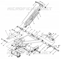 SWING ARM WELDMENT   AMMORTIZZATORE POSTERIORE ASSEMBLY (4913521352021A)