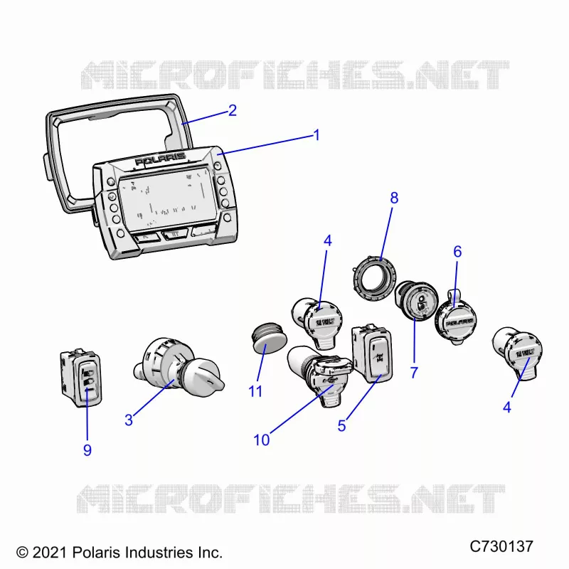ELETTRICO, DASH INSTRUMENTS AND CONTROLS