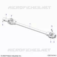 TRASMISSIONE, FRONT PROP SHAFT