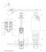 SHOCK ANTERIORE PISTA (INDY SP)(7043779)