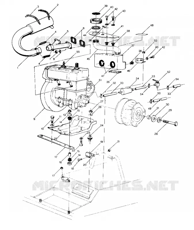 MONTAGGIO DEL MOTORE Sprint E/S (4914151415017A)