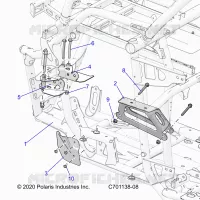 CHASSIS, MOTORE AND REAR DRIVELINE MOUNTING