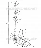 selettore di marcia 6x6 400L NORWEGIAN N958740 (4930273027D009)
