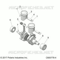 ENGINE, PISTONE & ALBERO MOTORE