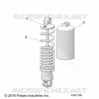 SUSPENSION, SHOCK ANTERIORE TRACK