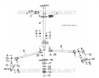 STERZO POST and TIE ROD ASM.