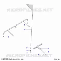 BODY, ACCESSORY PARAURTI , FLAG, AND PASS HANDLE
