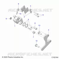 BRAKES, PINZA FRENO POSTERIORE