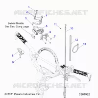 MOTORE, THROTTLE CONTROL ASM.