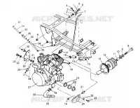 MONTAGGIO DEL MOTORE  XPLORER 4X4 W959140 (4930223022A011)
