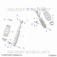 SUSPENSION, SHOCK ANTERIORE
