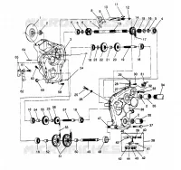 SCATOLA DEGLI INGRANAGGI WIDETRAK GT 0962061 and EUROPEAN WIDETRAK GT E962061 (4931623162B004)