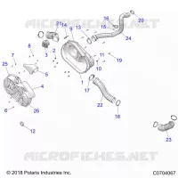 TRASMISSIONE, CLUTCH COVER AND DUCTING