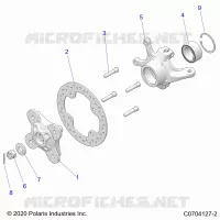 SOSPENSIONI ANTERIORI CARRIER- Z23N4K99A/99B (C0704127-2)