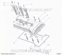 ENGINE, VALVOLA COPERTURA &amp; SPARK PLUGS