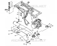 IMPIANTO DI SCARICO  2X4 300 W957530 (4930053005A010)