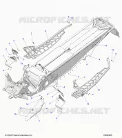 CHASSIS, PROTEZIONE FRIZIONE, FOOTRESTS, AND RUNNINGBOARDS