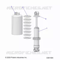 SUSPENSION, SHOCK ANTERIORE TRACK