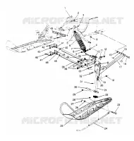 SOSPENSIONI ANTERIORI and SCIARE WIDETRAK GT 0952061 and  EUROPEAN WIDETRAK GT E952 (4928962896B001)
