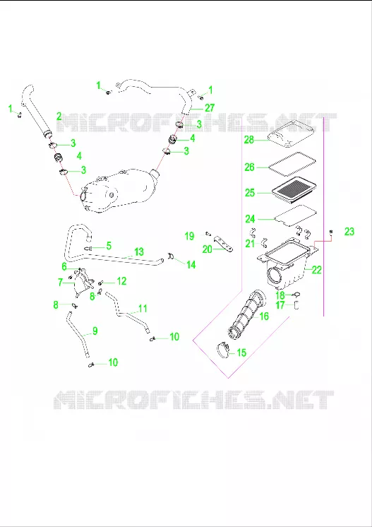 MOTORE, PRESA D'ARIA SYSTEM