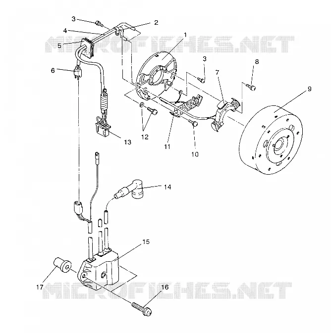 MAGNETO ASSEMBLY 440 XCR / 0931760 (4923022302036A)
