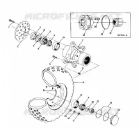 RUOTA ANTERIORE MONTAGGIO 250 6x6 / W928727 (4922842284013A)