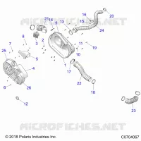 TRASMISSIONE, CLUTCH COVER AND DUCTING