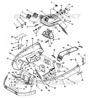 NOSEPAN   CONSOLE ASSEMBLY LITE 0943433,STARLITE 0943427 AND  LITE DELUXE (4924992499003A)