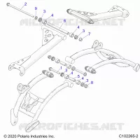 SOSPENSIONE POSTERIORE CONTROL ARM MOUNTING