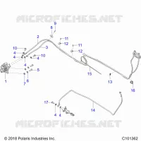 BRAKES, LINEE FRENO POSTERIORE