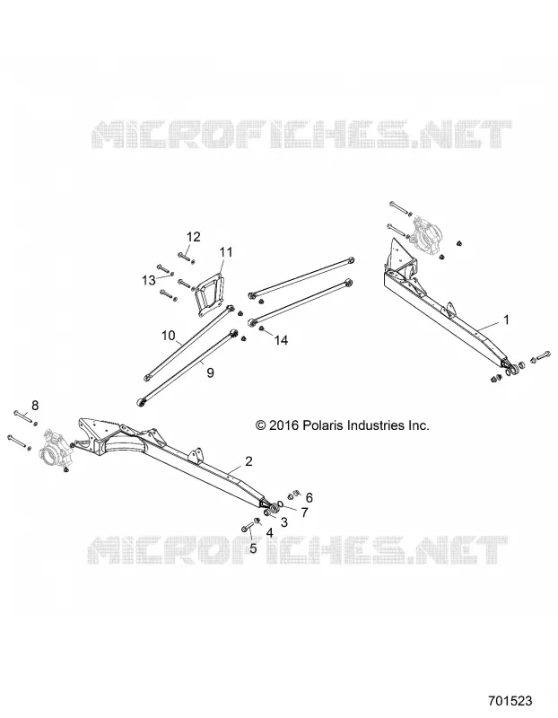 SOSPENSIONE POSTERIORE CONTROL ARMS
