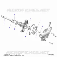MOTORE, WATERPUMP ASSEMBLY