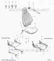SEDE (PASSENGER) AND SEAT BELT MOUNTING