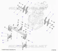 ENGINE, TRASMISSIONE MOUNTING & LONG BLOCK