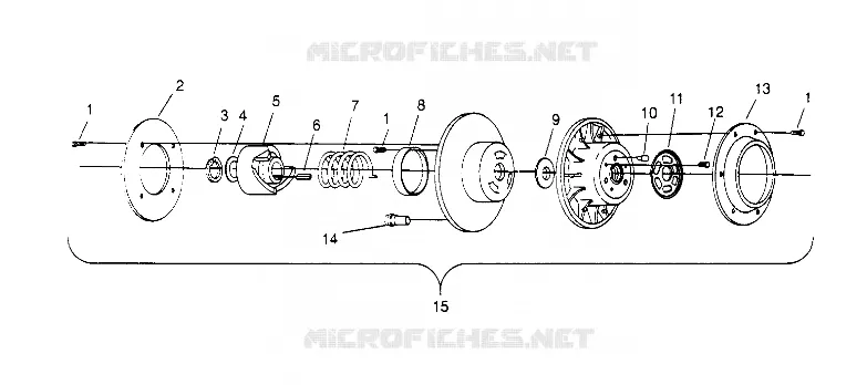 FRIZIONE DRIVEN ASSEMBLY 440 0952760, 440 SKS 0952560,  and EUROPEAN 440 SKS (4929032903C002)