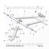 SUSPENSION, ANTERIORE COPPIA ARM